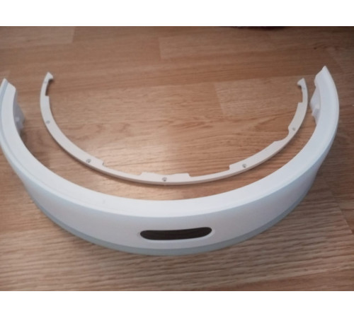 Бампер передний с креплением для робот пылесоса Dreame Robot Vacuum and Mop Bot D10S RLS3L оригинал с разбора