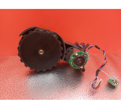 Колесо с редуктором левое L для робот пылесоса Xiaomi Mi Roborock E4 / E452-02 оригинал с разбора