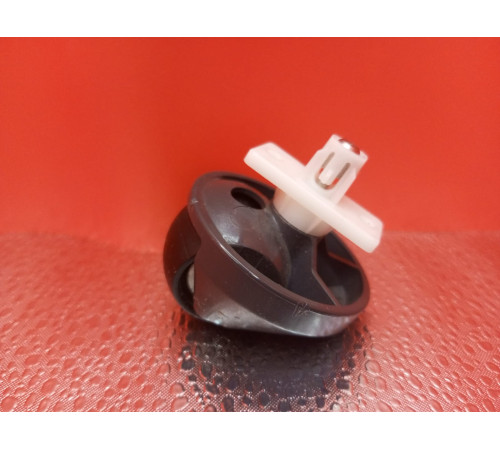 Колесо переднее (черный) для робот пылесоса Xiaomi Mi Roborock E4 / E452-02 оригинал с разбора