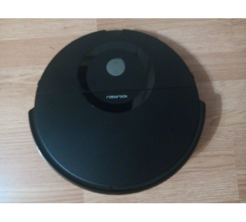 Корпус верхний (черный) для робот пылесоса Xiaomi Mi Roborock E5 / E502-02 оригинал с разбора