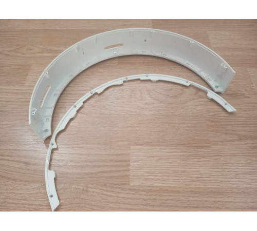 Бампер передний с креплением (белый) для робот пылесоса Xiaomi Roborock S6 Pure S6P02-02 оригинал с разбора