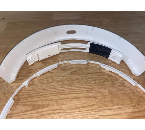 Бампер передний с креплением для робот пылесоса Xiaomi Mijia Mop 3C B106CN оригинал с разбора