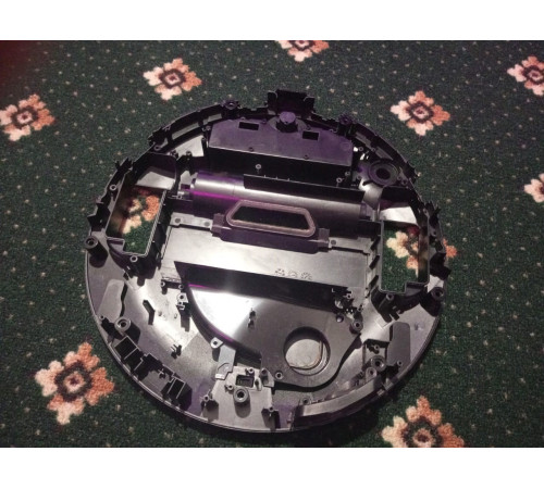 Корпус нижний (черный) для робот пылесоса Xiaomi Mi Robot Vacuum Mop P (Mijia LDS SKV4109GL / STYTJ02YM) оригинал с разбора