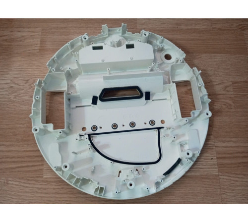 Корпус нижний (белый) для робот пылесоса Xiaomi Mi Robot Vacuum Mop P (Mijia LDS SKV4109GL / STYTJ02YM) оригинал с разбора